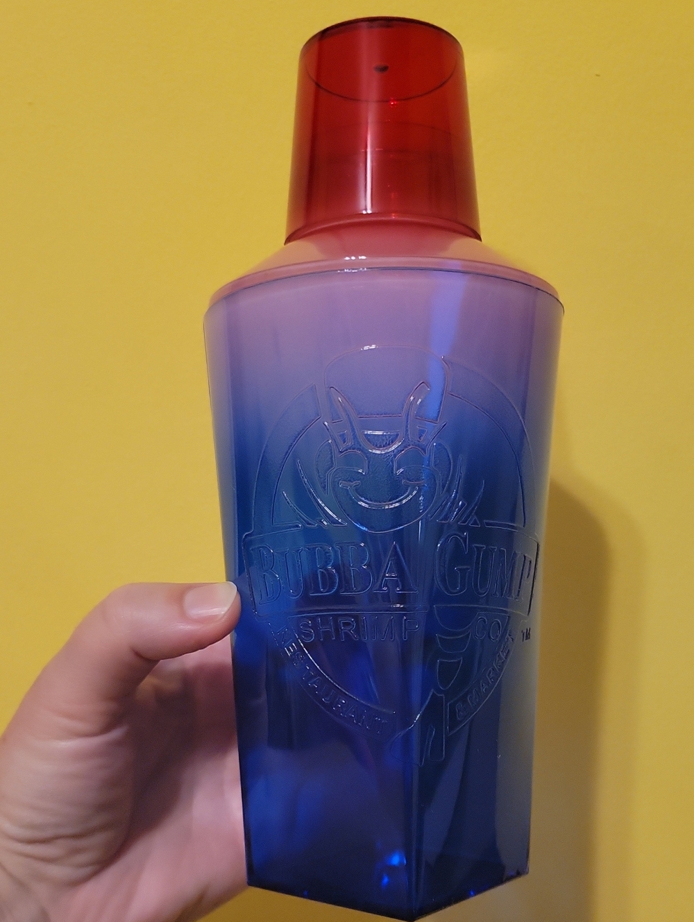 Bubba Gump Blue-Purple Gradient Cocktail Shaker
